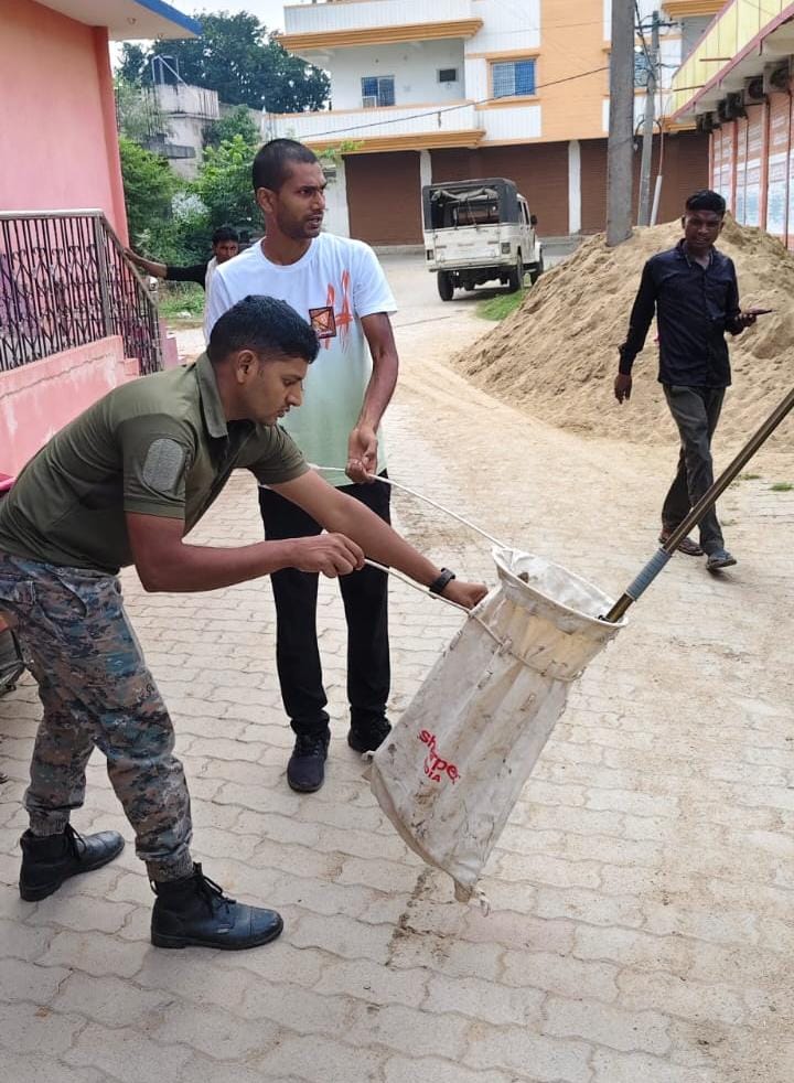 रजौली में मिला विषधर सांप, वन विभाग ने किया रेस्क्यू