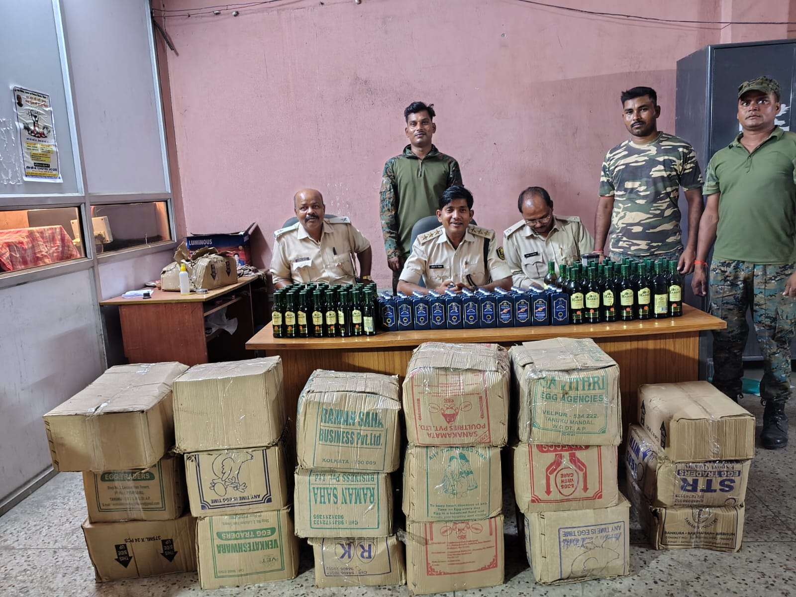 उत्पाद विभाग ने शराब लदा स्कॉर्पियो किया जब्त