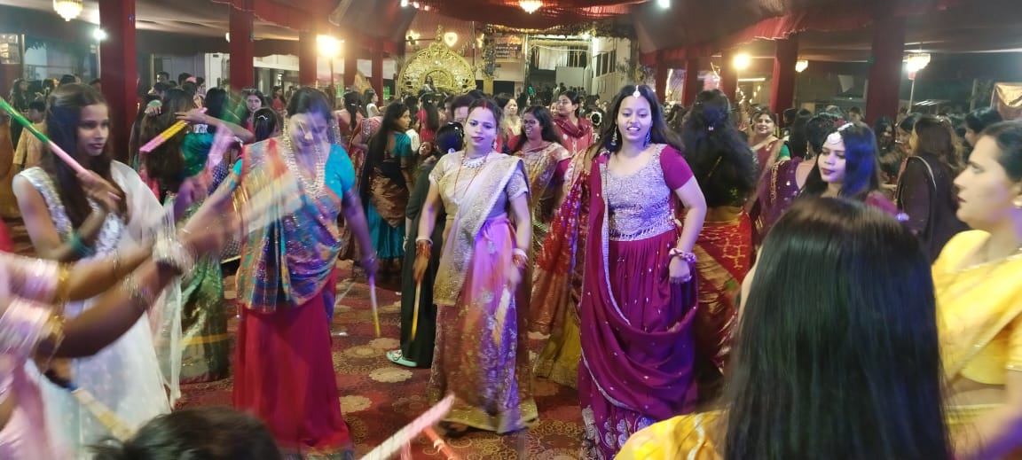 शेरघाटी में हुआ डांडिया नाइट का आयोजन