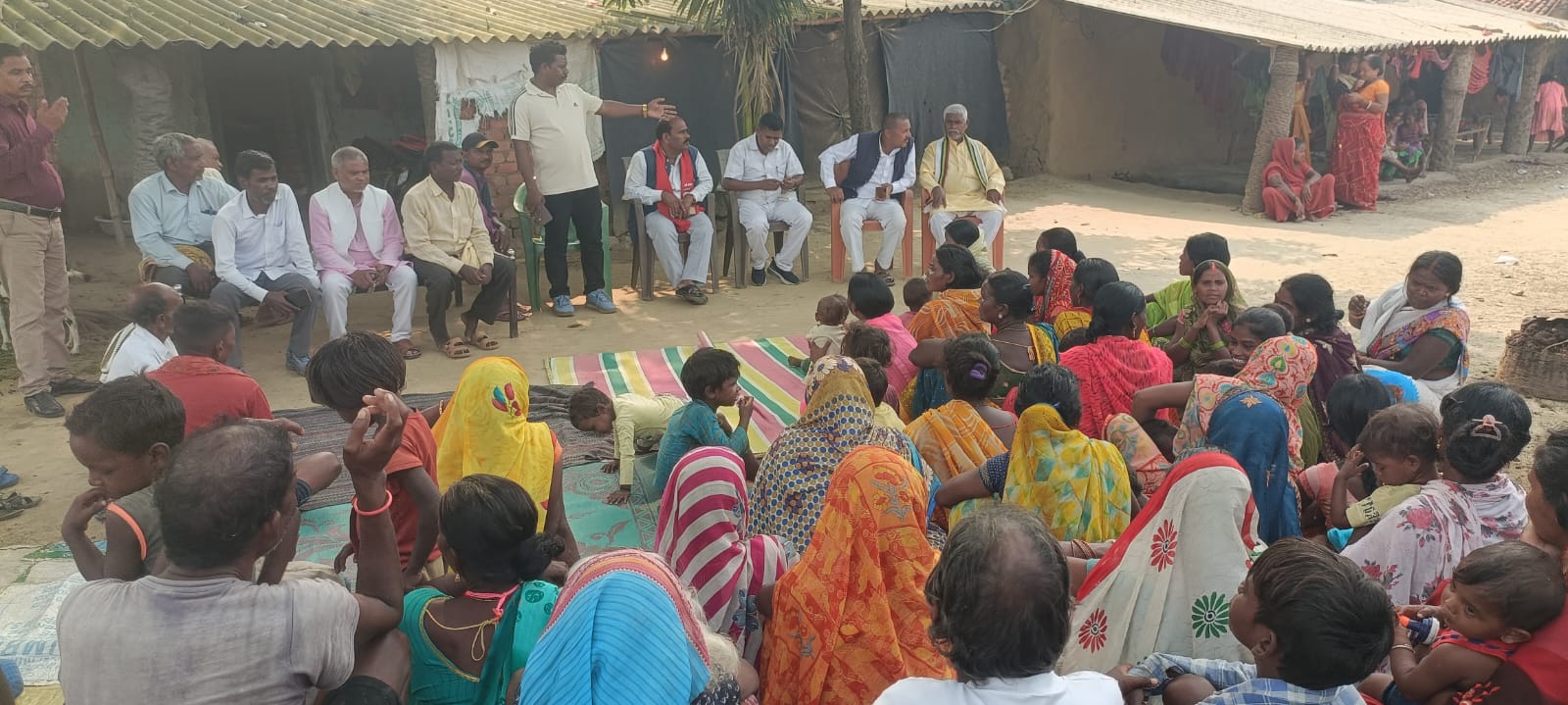 शेरघाटी में भुइयां का घर तोड़ने पर भुईया मुसहर सेवा संघ का विरोध