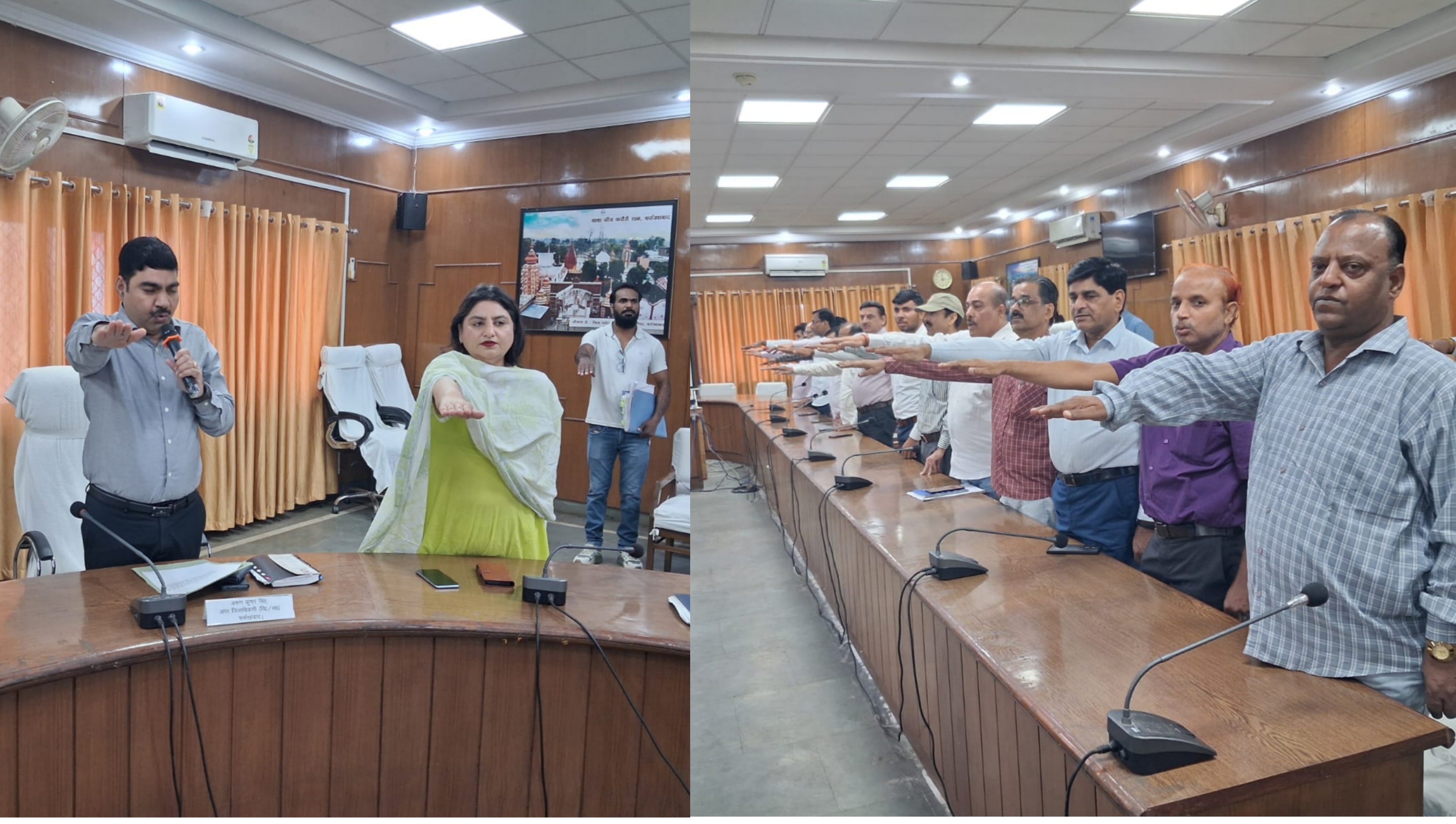 फर्रुखाबाद: राष्ट्रीय एकता दिवस पर सरदार वल्लभभाई पटेल को किया गया नमन, अधिकारियों-कर्मचारियों ने ली एकता की शपथ